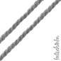 Preview: Gedrehte #Kordel rund 10 mm hellgrau
