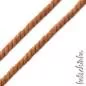 Preview: Gedrehte #Kordel rund 10 mm rost, karamell