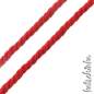 Preview: Gedrehte #Kordel rund 10 mm rot