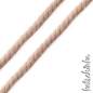Preview: Gedrehte #Kordel rund 10 mm sand