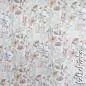 Preview: Musselin Waldpflanzen beige 4671 | 100% Baumwolle | Musselinstoff | Double Gauze | Musselintuch
