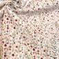 Preview: Musselin Blumen Collage Ecru 4678 | 100% Baumwolle | Musselinstoff | Double Gauze | Musselintuch