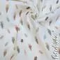 Preview: Musselin Sommer Eiscreme 4681 | 100% Baumwolle | Musselinstoff | Double Gauze | Musselintuch