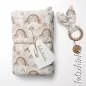 Preview: Musselin Boho Regenbogen sand | 100% Baumwolle | Musselinstoff | Double Gauze | Musselintuch