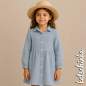 Preview: Musselin Double Gauze | stahlblau 6615