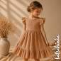 Preview: Pointelle Feinstrick Jersey peach 1626 | Meterware zum nähen