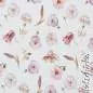 Preview: Ribjersey Wilde Gartenblumen 7107 schmale Rippen
