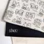 Preview: Ribjersey Baufahrzeuge Monochrom 0045 Rippjersey schmale Rippen