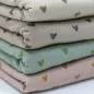 Preview: Ribjersey Herzen helllbeige 0512 schmale Rippen