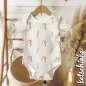 Preview: Ribjersey Maus mit Blume 7114 schmale Rippen