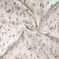 Preview: Ribjersey Blumen & Schmetterlinge 21746 schmale Rippen