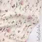 Preview: Ribjersey Blumen & Schmetterlinge 21746 schmale Rippen