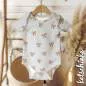 Preview: Ribjersey Schleifen naturel 1017 schmale Rippen