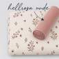 Preview: Ribjersey Bienchen und Blume 7197 schmale Rippen