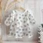 Preview: Ribjersey blaue Blumen 7175 schmale Rippen