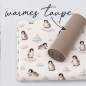 Preview: Ribjersey Pinguine auf Eisblock 7187 schmale Rippen