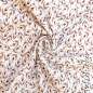Preview: Ribjersey Gemaltes Blatt Altmauve 7127 schmale Rippen
