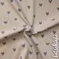 Preview: Ribjersey Herzen dunkelbeige 507 schmale Rippen