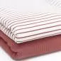 Preview: Rippstrick Jersey Streifen - lehmrosa puder 004