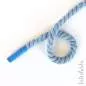 Preview: #Kordelabschluss blau