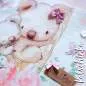 Preview: 4er Set Schleifchen pink