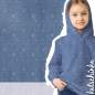 Preview: Bio Sommersweat #Schneeflöckchen jeansoptik