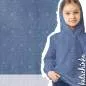 Preview: Bio Sommersweat #Schneeflöckchen jeansoptik