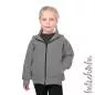 Preview: Softshell Stoff Meterware grau 164 | wasserabweisend, winddicht & warm | Outdoorstoff zum Nähen von Jacken & Softshell Hosen, Softshelloverall