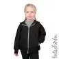 Preview: Softshell Stoff Meterware schwarz | wasserabweisend, winddicht & warm | Outdoorstoff zum Nähen von Jacken & Softshell Hosen, Softshelloverall