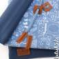 Preview: Bio Sommersweat - Waldfreunde denim