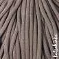 Preview: Strickschlauch coffee Baumwollkordel 10mm für Hoodie