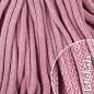 Preview: Strickschlauch himbeershake Baumwollkordel 10mm für Hoodie