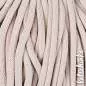 Preview: Strickschlauch nude Baumwollkordel 10mm für Hoodie