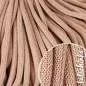 Preview: Strickschlauch peach-shake Baumwollkordel 10mm für Hoodie