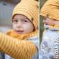 Preview: REST 33 cm Bio Sommersweat #Ringel Senf