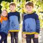 Preview: B-WARE 1x Panel Bio Sommersweat #RocketStar jeansblau