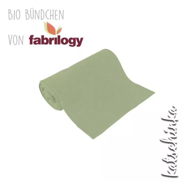 Bio Bündchenstoff schaumgruen – formstabiler Bio Bündchenstoff mit feiner Struktur