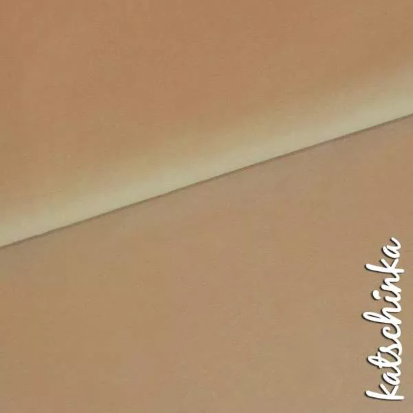 Bio Bündchenstoff cream als elastische Schlauchware von Fabrilogy