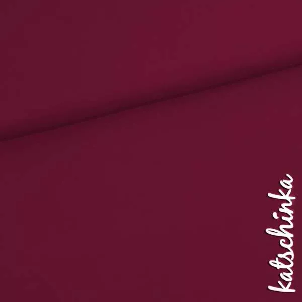 Bio Bündchenstoff beere als elastische Schlauchware von Fabrilogy
