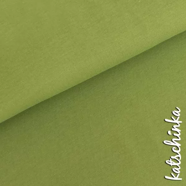 Bio Bündchenstoff khaki als elastische Schlauchware von Fabrilogy