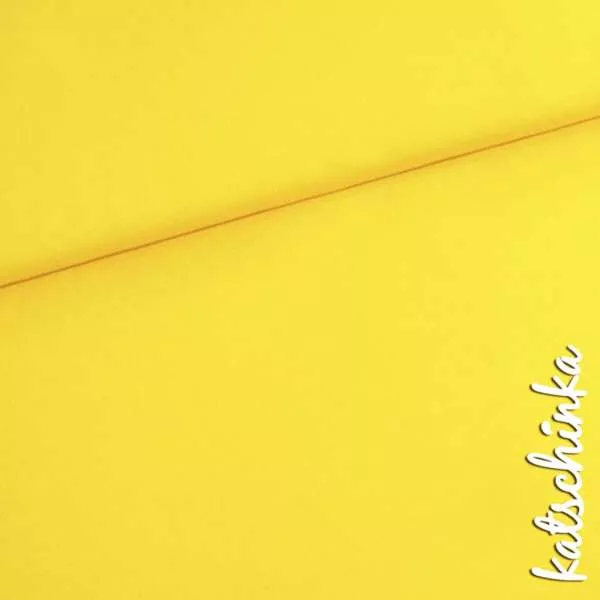 Bio Bündchenstoff gelb als elastische Schlauchware von Fabrilogy
