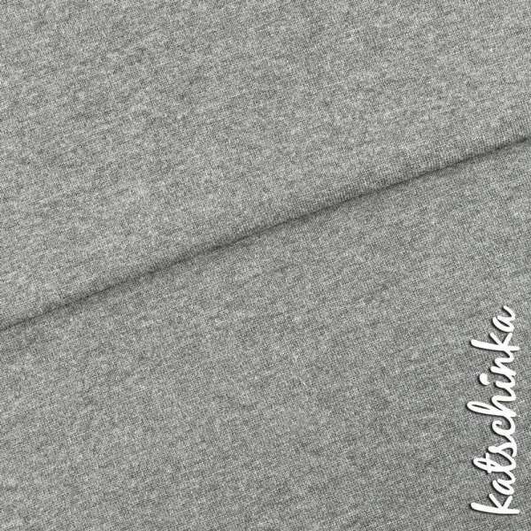 Bio Bündchenstoff grau als elastische Schlauchware von Fabrilogy