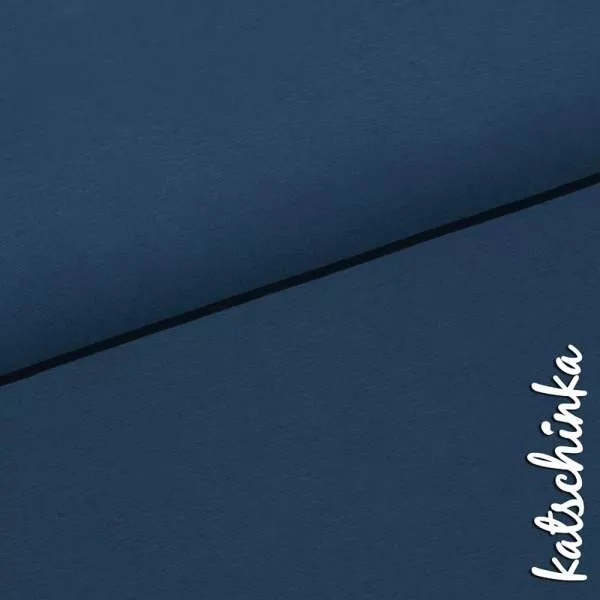 Bio Bündchenstoff indigo als elastische Schlauchware von Fabrilogy