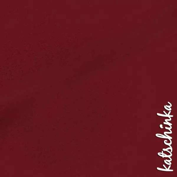 Bio Bündchenstoff kirschrot als elastische Schlauchware von Fabrilogy