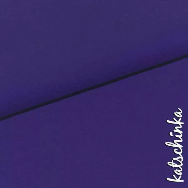 Bio Bündchenstoff lila als elastische Schlauchware von Fabrilogy