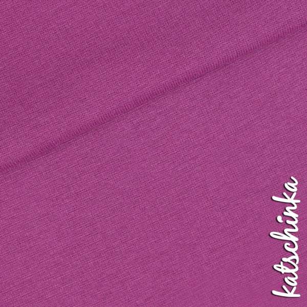 Bio Bündchenstoff waldbeere als elastische Schlauchware von Fabrilogy
