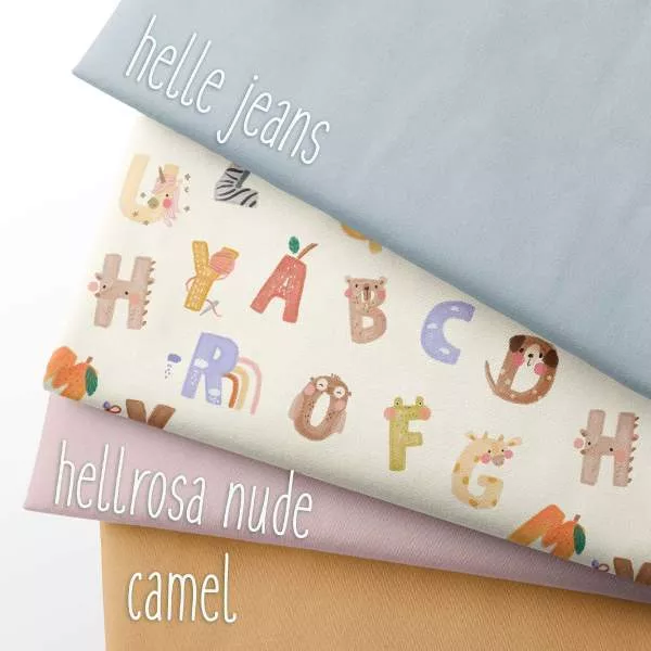 Kinderstoff Jersey mit Werkzeugen – Handwerker Design als Meterware
