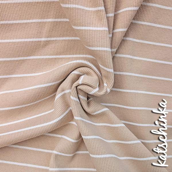 Weicher Streifen Rippjersey für Shirts, Kleider und Kinderkleidung