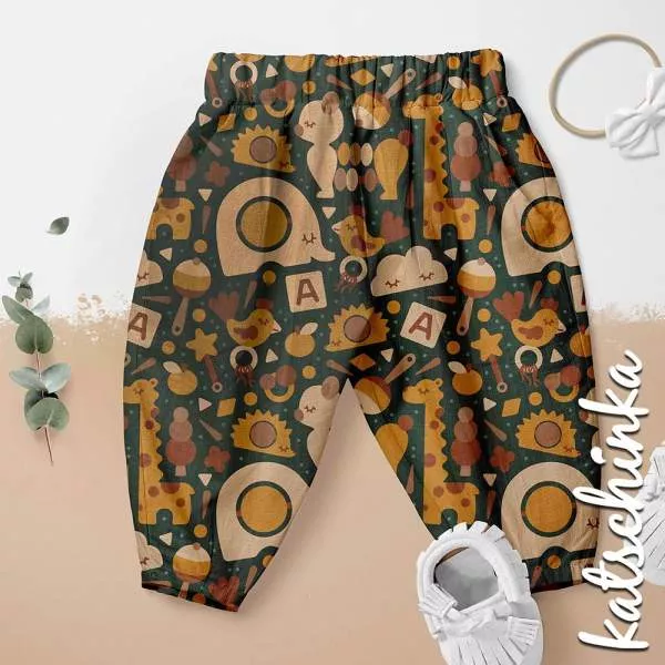 Bio Jersey Stoff Happy Kids – Kinderjersey Meterware von Fabrilogy