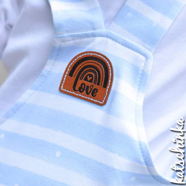 #Kunstleder Label - Rainbow Love